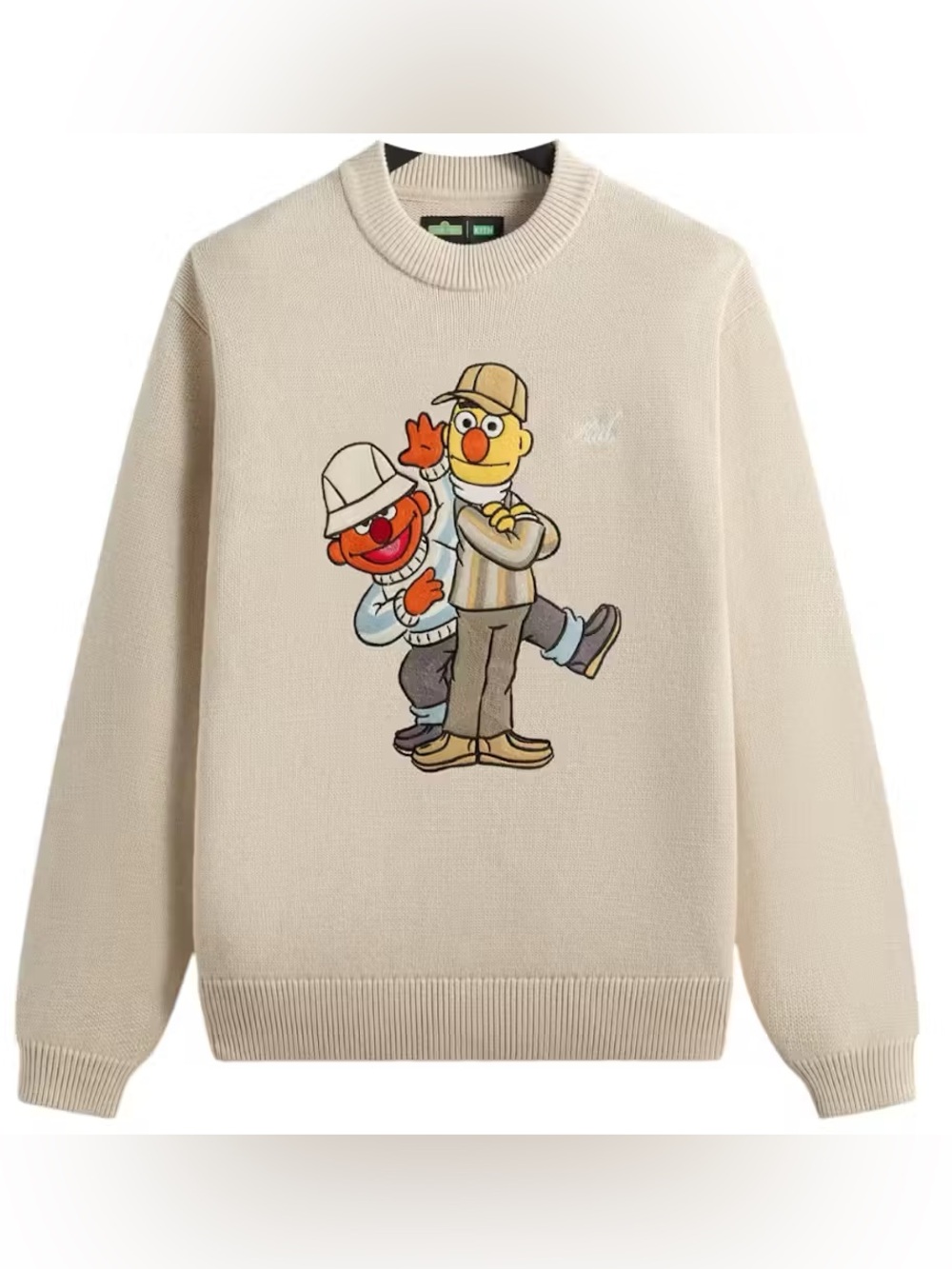 KITH x SESAME STREET Bert & Ernie Crewneck Sweater size medium